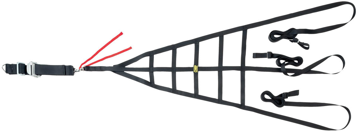 OMP Racing Siatka na okno z homologacją FIA czarna NA/1875