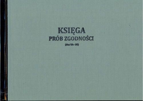 Firma krajewski Księga prób zgodności [Mz/Sk-20] Mz/Sk-20