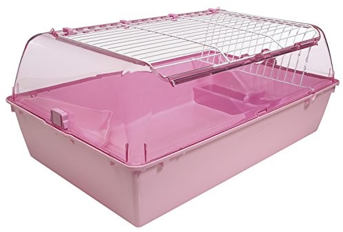 Zoozone Zoo Zone Pink Indoor Guinea Pig/Rabbit Cage 62007