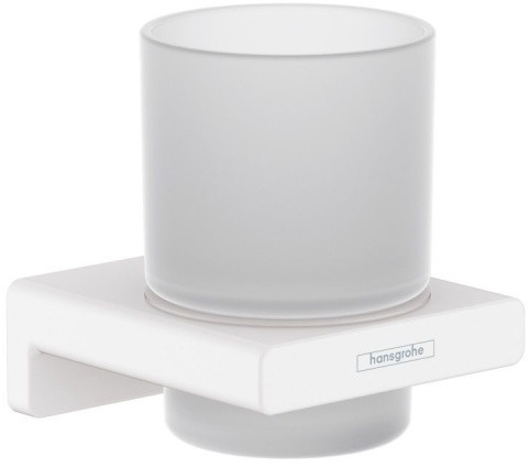 Hansgrohe AddStoris Kubek na szczoteczki do zębów biały mat 41749700