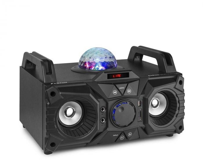 Fenton Fenton KAR100, sing station, 100 W, akumulator, USB, bluetooth, AUX wejście, czarna Sky-178.340