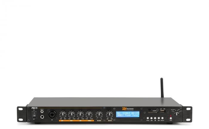 Power Dynamics PDC75 Odtwarzacz multimedialny 3x wejście RCA 2x wyjście XLR Bluetooth kolor czarny 172.827