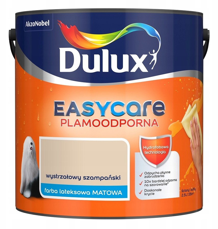 Dulux Dulux Easy Care- farba Wystrzałowy Szampański 2.5l
