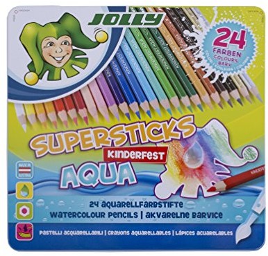 Jolly 3001  0002  Super Stick Aqua materiałów, edukacyjnych, 24 kolorów 3001-0002