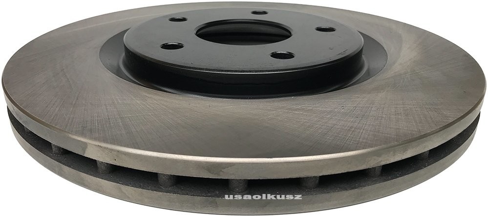 ATM Tarcza hamulcowa przednia 330mm malowana BLACK Dodge Caravan 2012 2539-BLACK