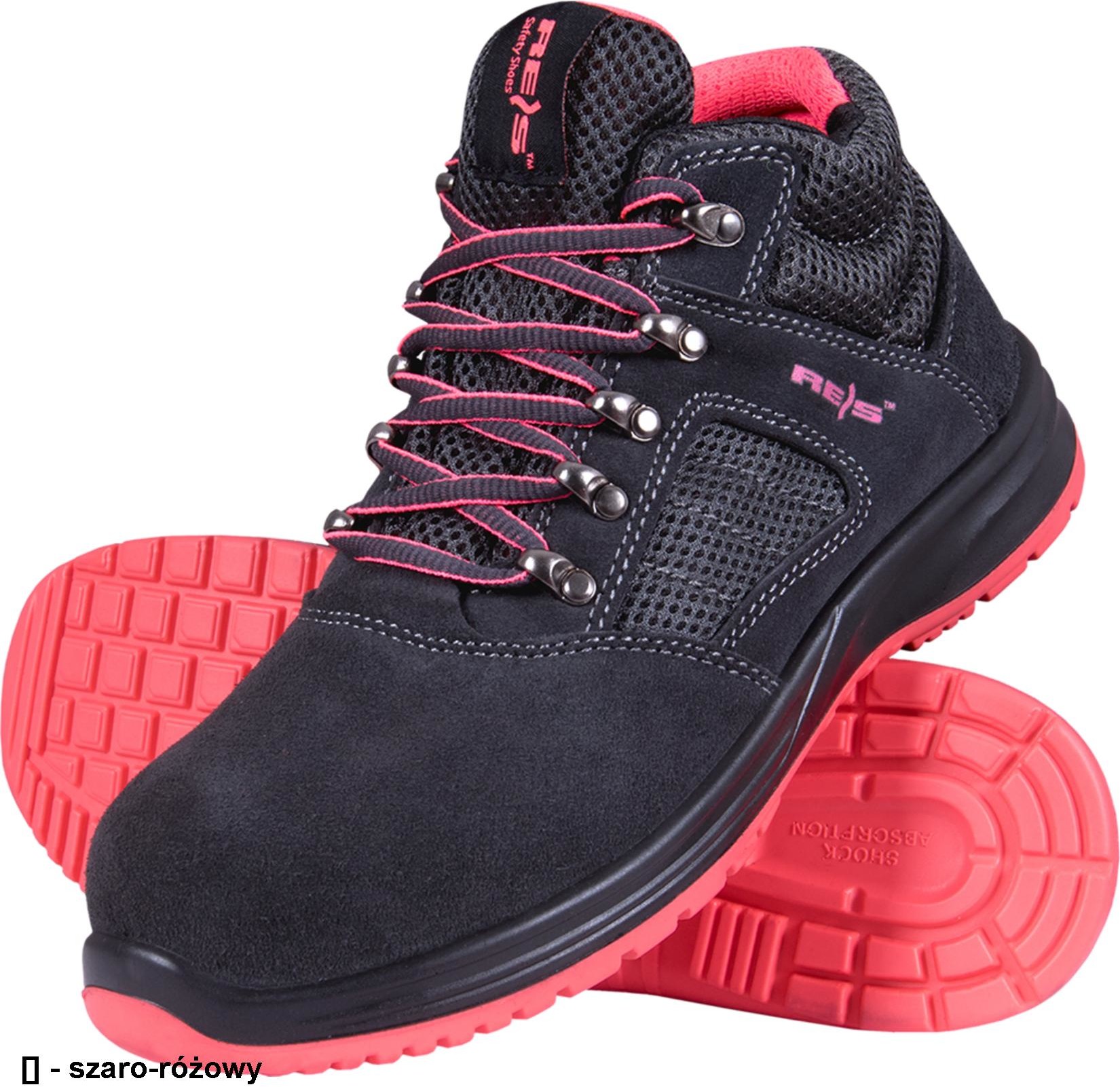 Reis BRSTORK-T S1 SRC - ZAMSZOWY TRZEWIK BEZPIECZNY, KOMPOZYTOWY PODNOSEK, 2 KOLORY - 36-47. BRSTORK-T