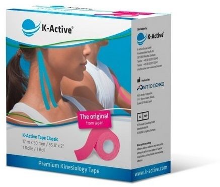 Tape K-active K-Active Kinesiology 17m RÓŻOWY (JAPONIA - NITTO DENKO) 4260229440100