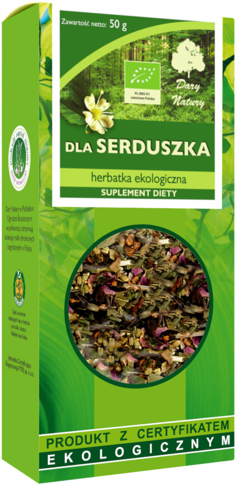 Dary Natury HERBATKA DLA SERDUSZKA BIO 50 g -