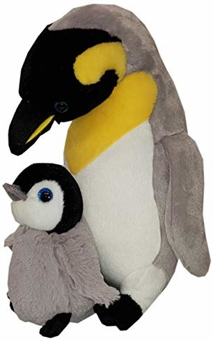 Heunec 501270 Misanimo pingwin z dzieckiem, wielokolorowy