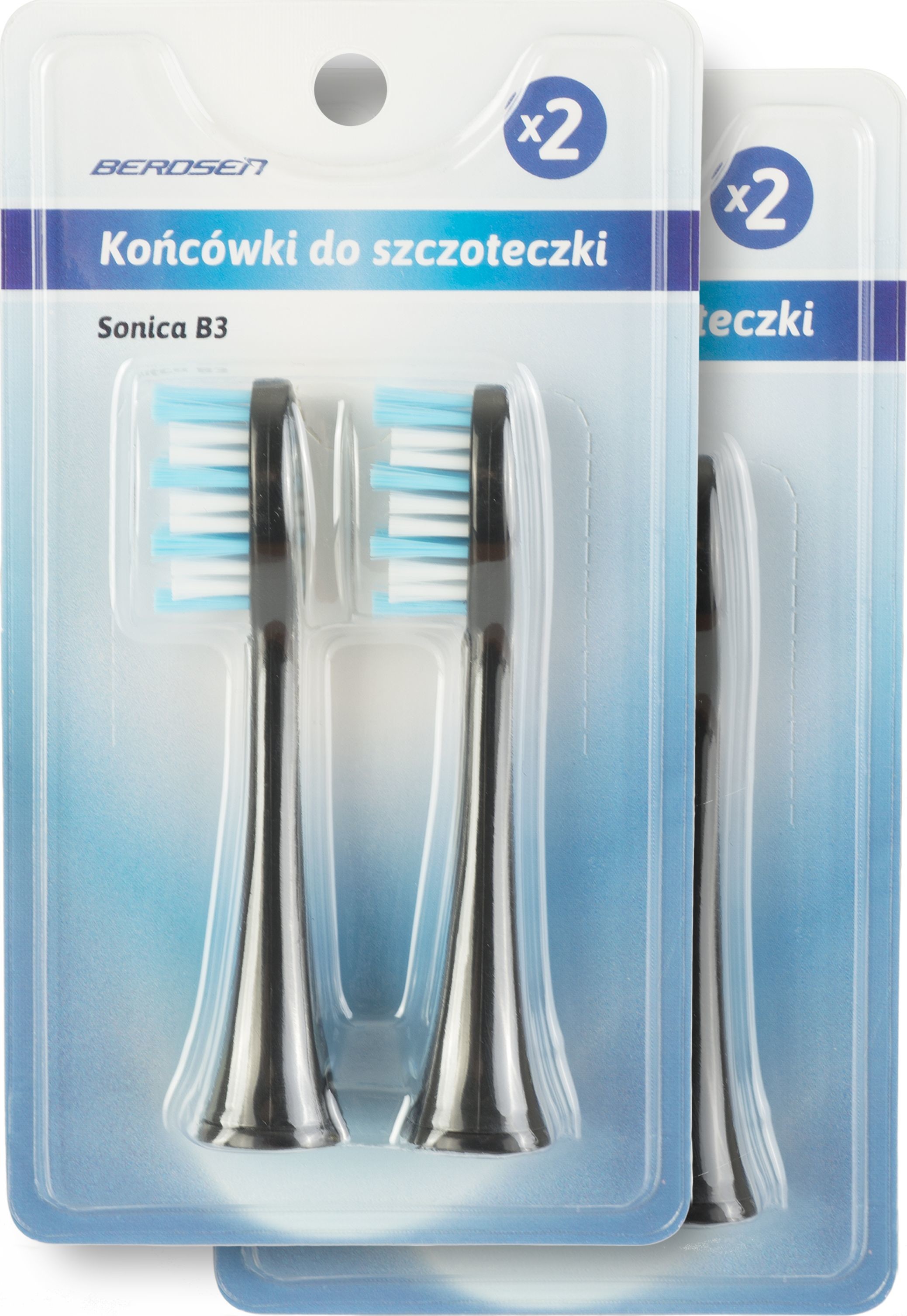 Berdsen Końcówka  Końcówki do szczoteczki sonicznej Berdsen B3 4 szt 5173-2