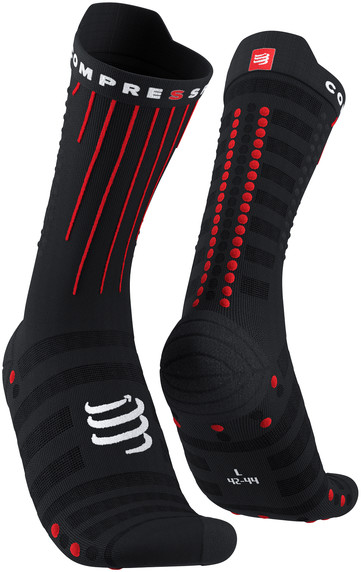 Compressport skarpetki techniczne AERO SOCKS czarno-czerwone