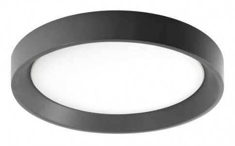 Czarny okrągły plafon LED - 4X E884 E7-N36