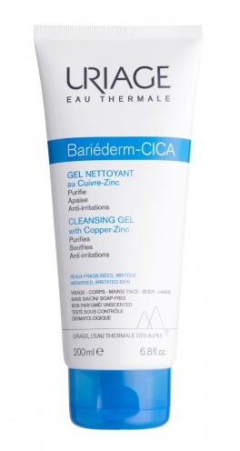 Uriage Bariéderm CICA Cleansing Gel żel pod prysznic 200 ml unisex