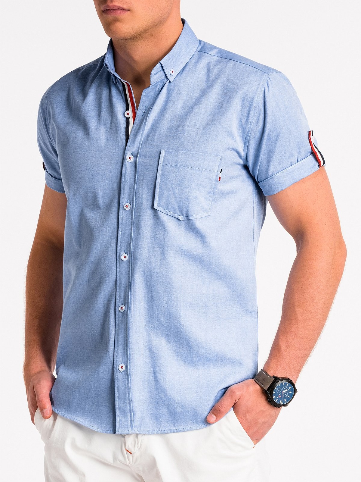Мужская рубашка Vester Regular с коротким рукавом 2023