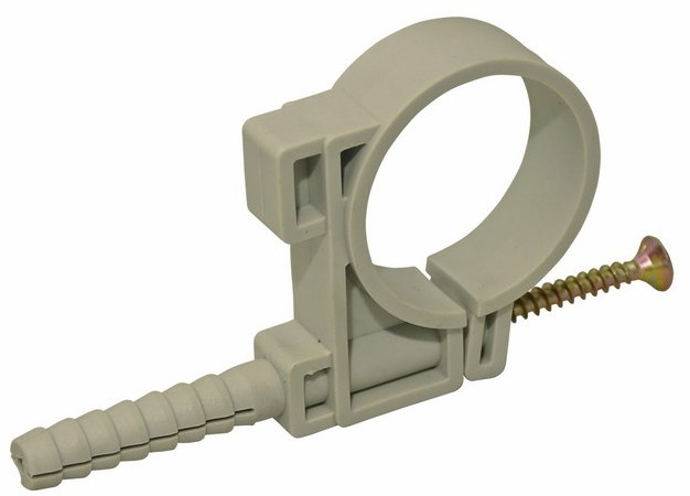 Uchwyt plastikowy do rur 40 mm B 5 szt.