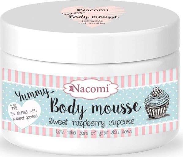 Nacomi Body Mousse Malinowa Babeczka 180ml 5902539703061