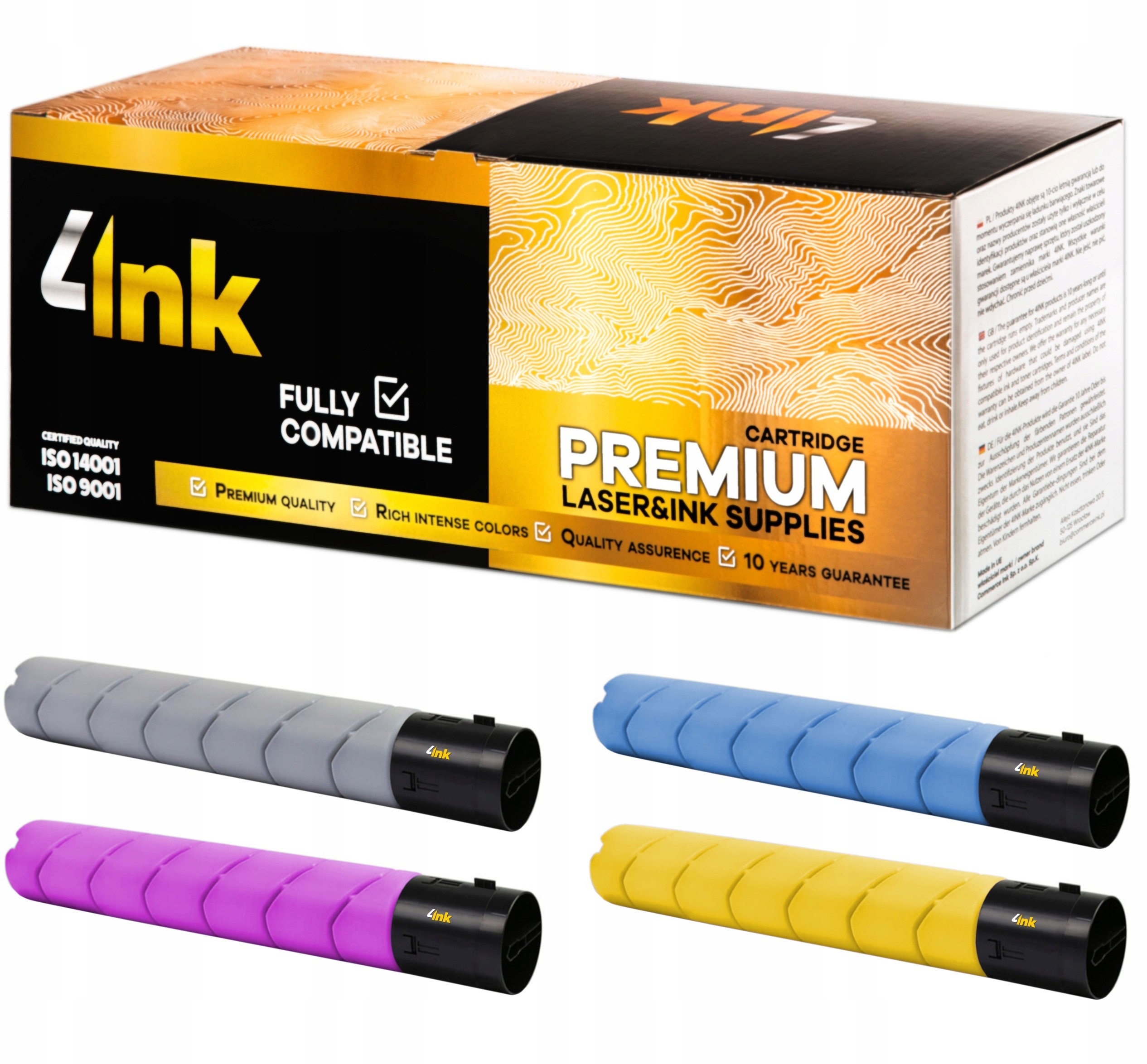 4x Toner Do Konica Minolta Bizhub C224e 284e 364e