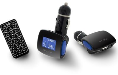 BLOW Transmiter FM USB SD/MMC BLUE 74-133# BLUE