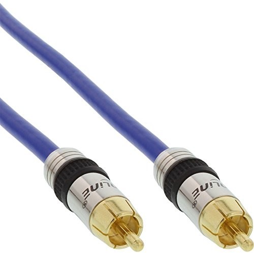 InLine cinch Cable, 1 X cinch, Stecker/Stecker, 15 m 4043718018291