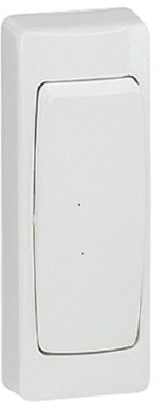 Legrand LEG97601 wyłącznik/przełącznik natynkowy, wąski, biały LEG97601