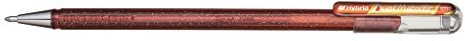 Pentel ink roller 12 Metallic z żelem Iris przerzutowy 1 MM Pomarańczowy/żółty Metallic K110-DFX