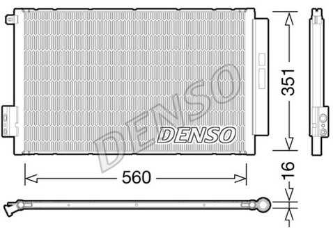 DENSO Skraplacz, klimatyzacja DCN09043