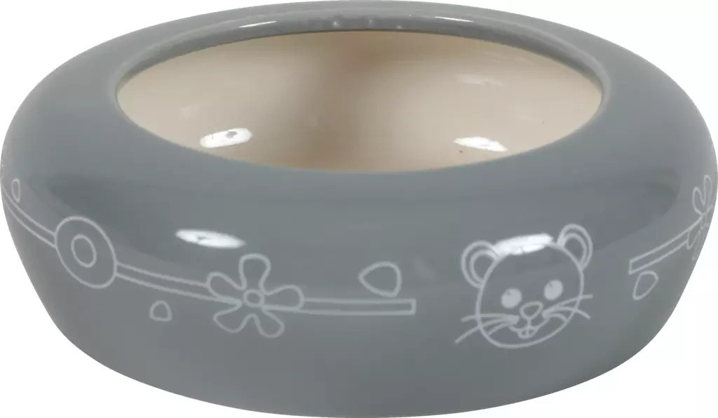 Zolux Miska ceramiczna dla gryzonia 100 ml szara