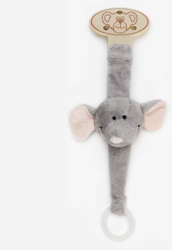 Teddykompaniet Diinglisar Wild, Słoń, klip do smoczka, 21 cm