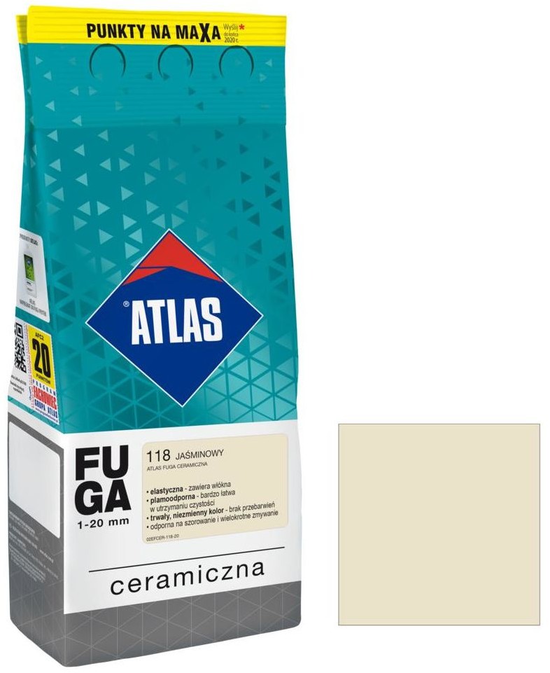 Atlas Fuga ceramiczna 118 jaśminowy 2 kg