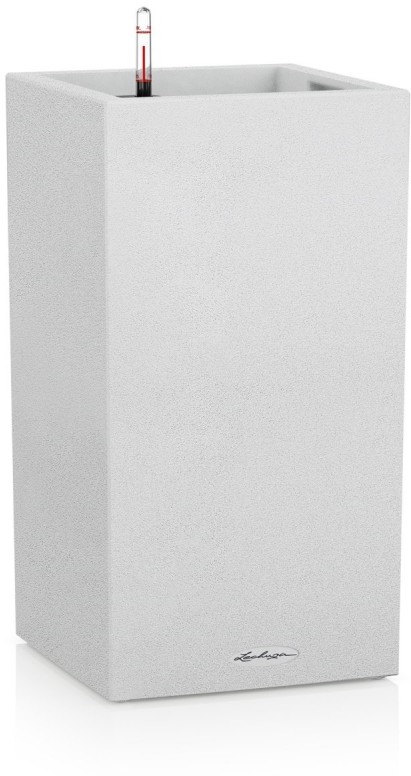 Lechuza Donica CANTO Stone Kolumna 30 biały kwarcowy CANTO S. KOL 30 KWAR