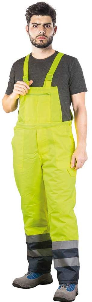 INNY Spodnie Ogrodniczki Ochronne Ocieplane Blueyellowb2xl 113L794