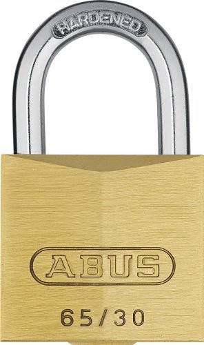 Abus 65/30 30 mm Mosiężna kłódka zamykana równo 304 - ABUKA03893