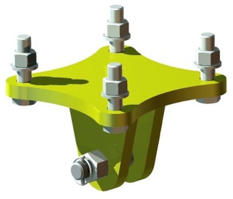 339 DOSTAWA GRATIS! 33964875 Łącznik do rotatora udźwig 2500 kg) 64875-uniw