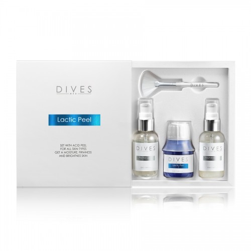 Dives DIVES MED - SET Lactic Peel - liftingujący kwas mlekowy + DMAE 50ml 08-0485