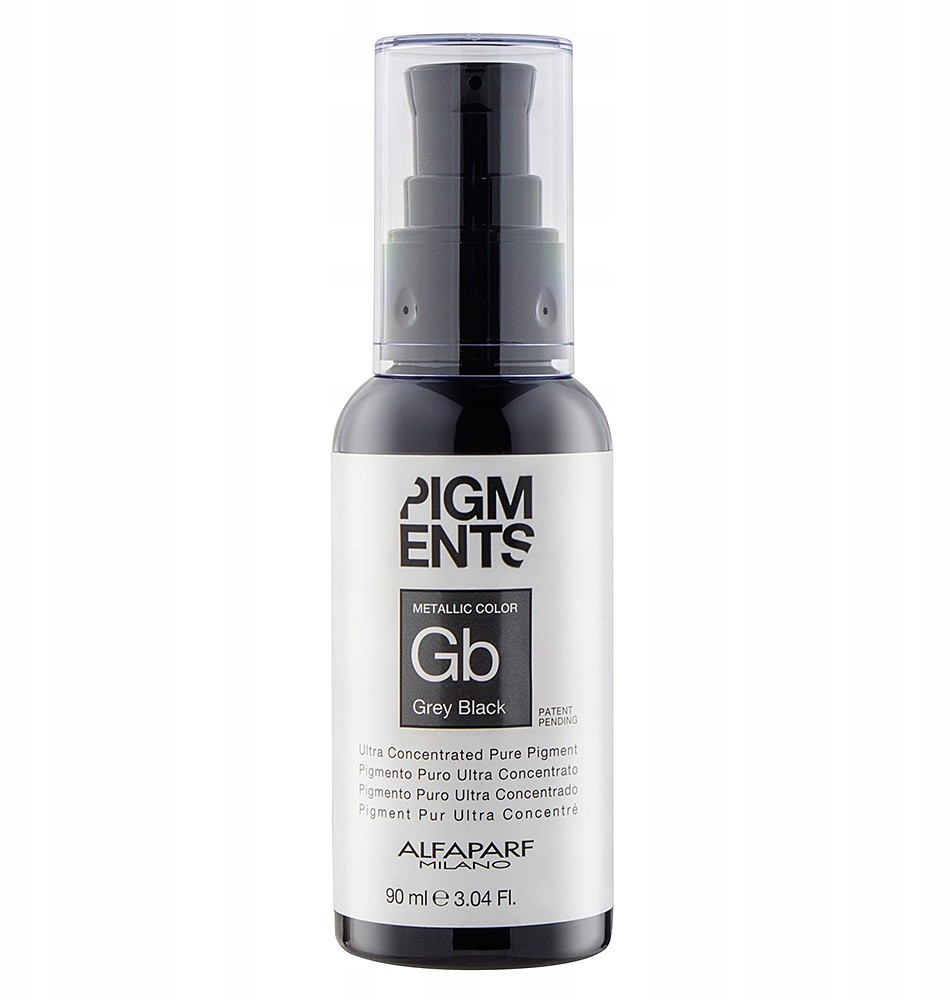 Alfaparf Pigments Grey Black Czarny pigment 90ML
