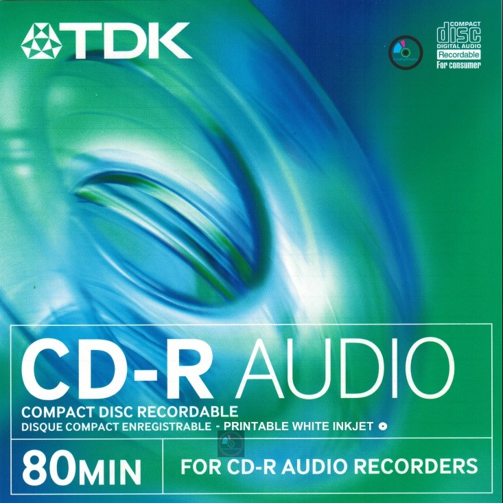 TDK Printable Cd-r Audio1szt do stacjonarnych nag.
