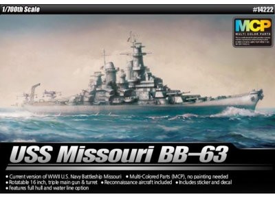 Academy BB-63 USS Missouri 1/700