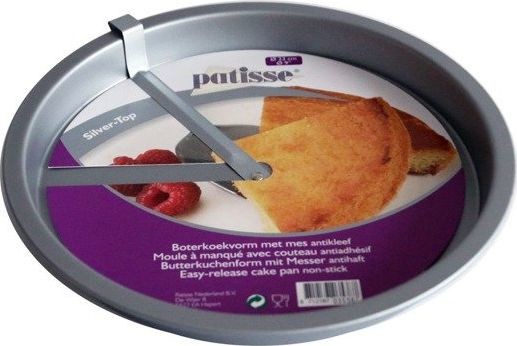 Patisse Foremka do ciasta z odcinarką 23 cm Silver Top uniwersalny twm_414604