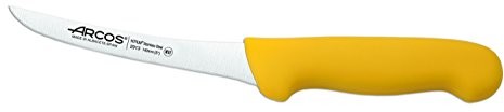 Arcos Nóż do filetowania  kolor  Prof nitrum 291300 stal nierdzewna i wyświetlacz polipropylenu ergonomiczny trzonek oraz arkuszy Żółty firmy 14 cm, Cover 291300