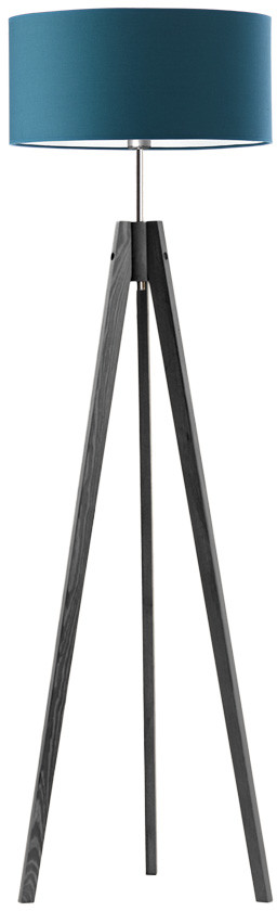 Lysne Drewniana lampa podłogowa typu tripod HAITI 15607/531