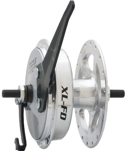 Sturmey Archer Piasta koła przedniego  XL-FD hamulec bębnowy 36 otworów srebrna HKSLD.FHS0.000.BX