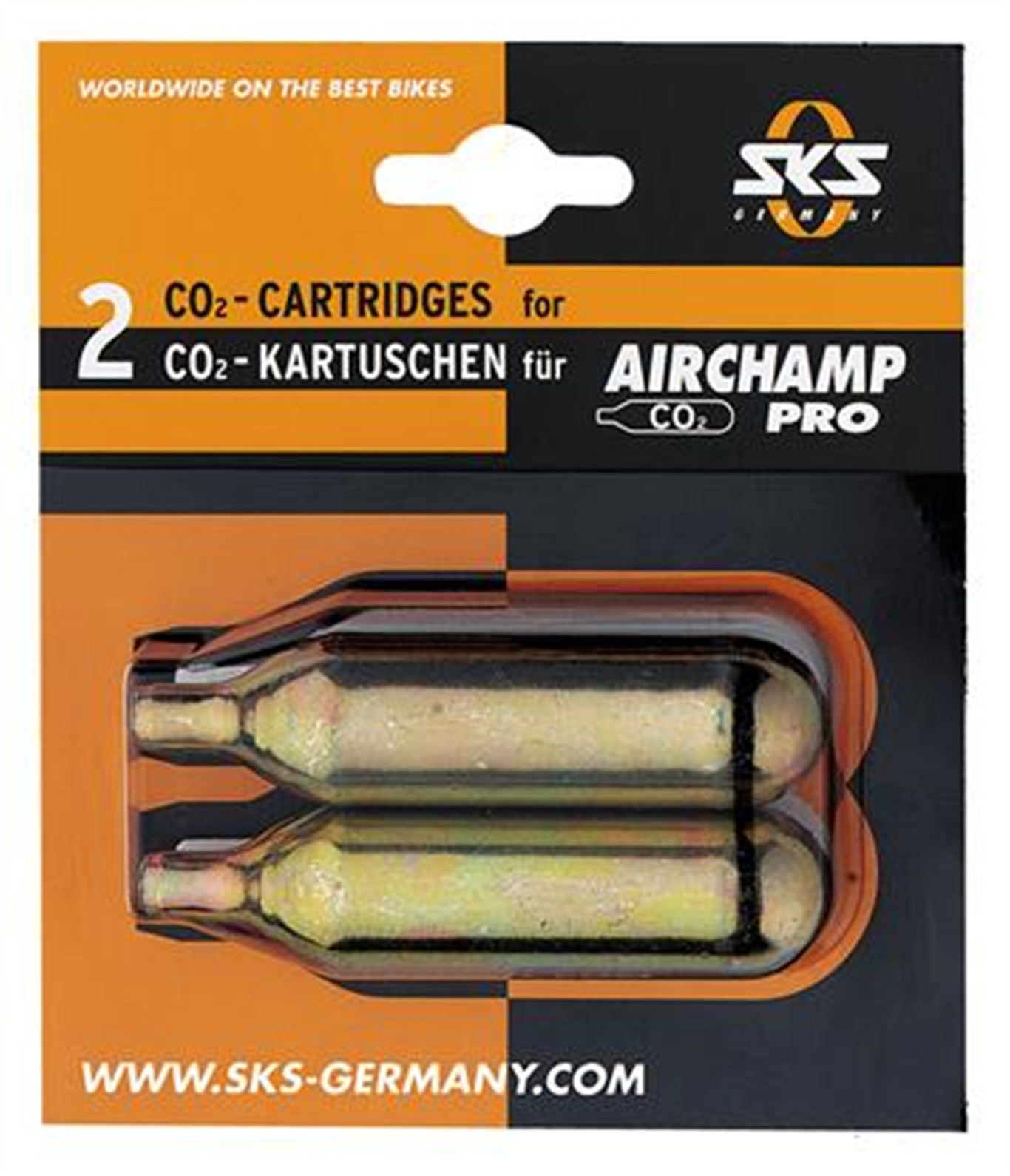 SKS Naboje CO2 Airchamp / Wersja zestawu: 2 sztuki