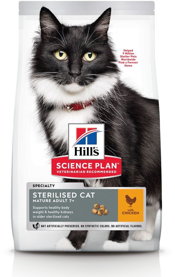 Hills Science Plan Mature Adult Sterilised Chicken