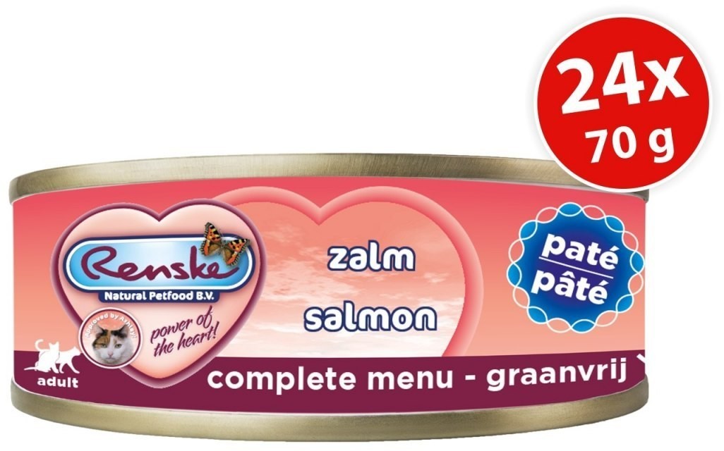 Renske Cat Renske Cat łosoś - pasztet dla kota 24szt.x70g