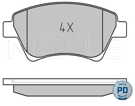 Wulf Gaertner Autoparts Zestaw klocków hamulcowych, hamulce tarczowe Wulf Gaertner Autoparts 025 239 3018/PD