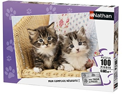 Nathan Puzzle Duo z kotkami, 100 części, 86766 86766