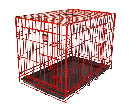 James and Steel LTD James & Steel My Pet Dog crate psów Box, 76 cm, czerwony 10KK003RD