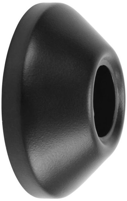 Tycner Rozeta 3/4'' stożek z gwintem 25/70 mm Czarny Mat
