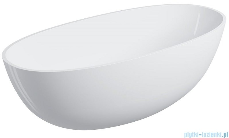 Omnires Shell M+ wanna wolnostojąca 160x75 cm biały połysk SHELLWWBP |