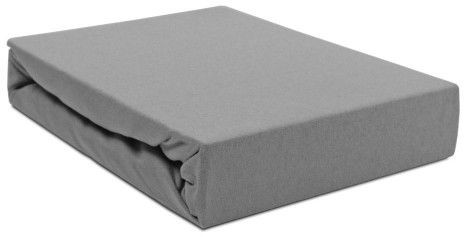 Darymex Prześcieradło Jersey z gumką szare 140x200 dx-140-pjr-034